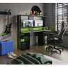 Bureau informatique gamer moderne noir Electro