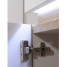 Buffet/bahut contemporain 240 cm chêne/blanc Petunia