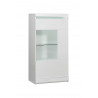 Vitrine moderne 70 cm blanche Ontario