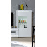 Vitrine moderne 70 cm blanche Ontario