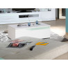 Table basse moderne blanche Ontario