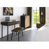 Commode adulte design noir/expresso Soledad