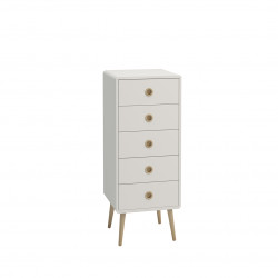 Chiffonnier style scandinave blanc Blaise