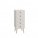 Chiffonnier style scandinave blanc Blaise