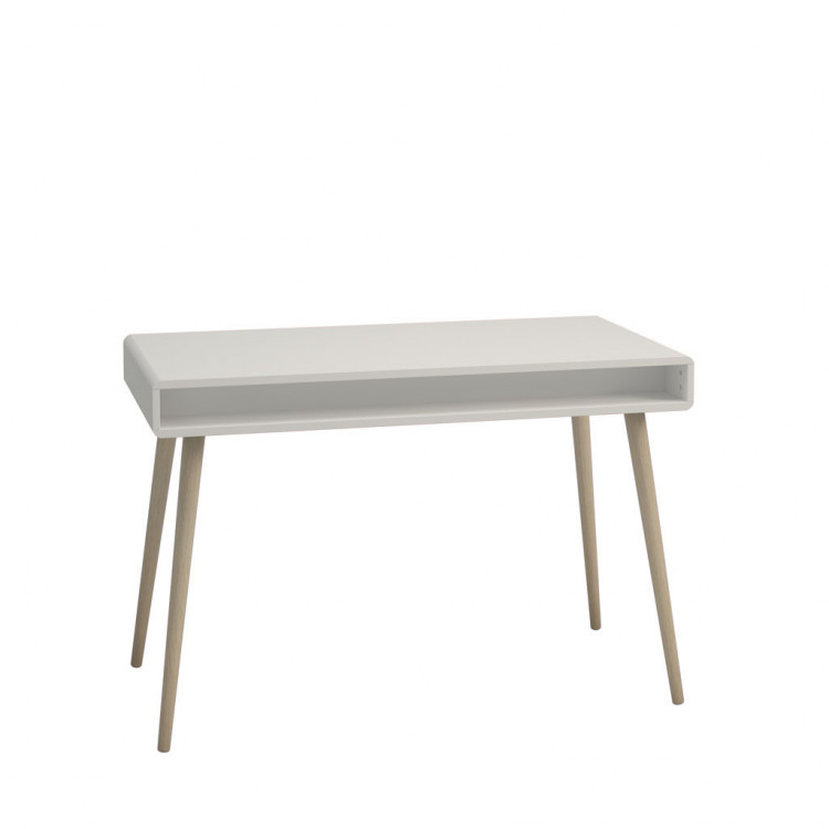 Bureau droit style scandinave blanc Blaise