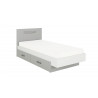 Tiroir de lit enfant moderne blanc/gris Seraphin