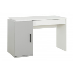 Bureau enfant moderne blanc/gris Séraphin