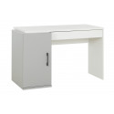 Bureau enfant moderne blanc/gris Séraphin
