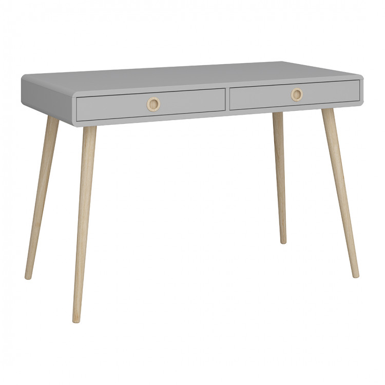 Bureau droit style scandinave gris Lazare