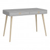 Bureau droit style scandinave gris Lazare