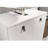 Meuble sous lavabo contemporain blanc Ushuaya