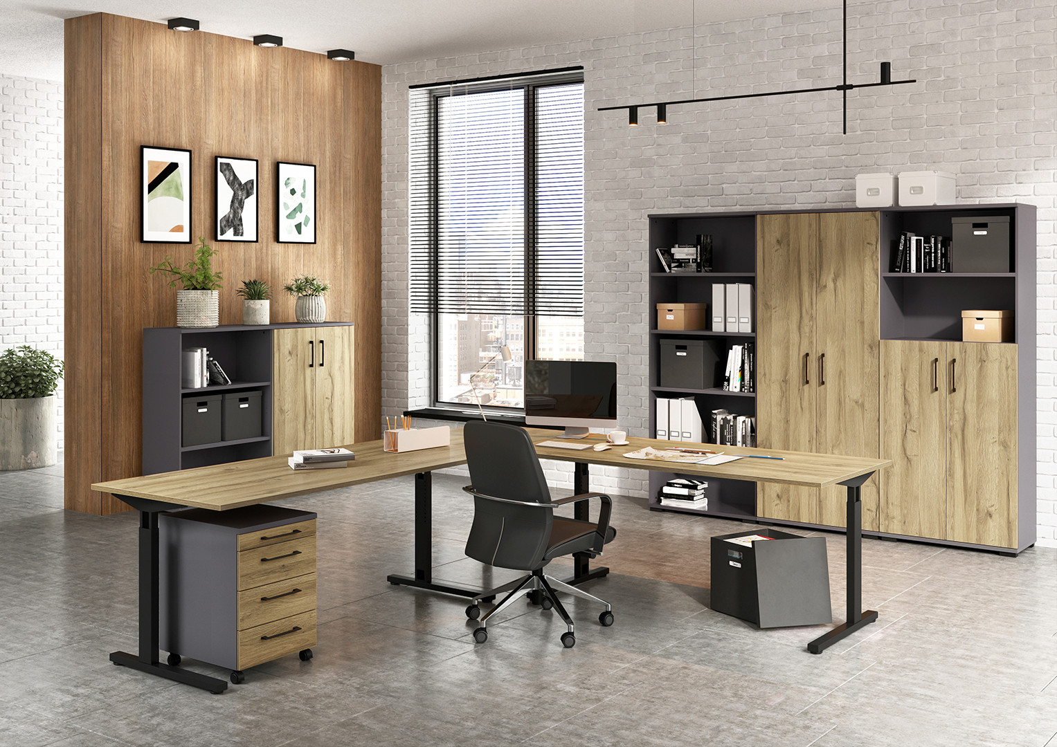 Bureau droit 160 x 60 cm OGI-A - Buroccasion