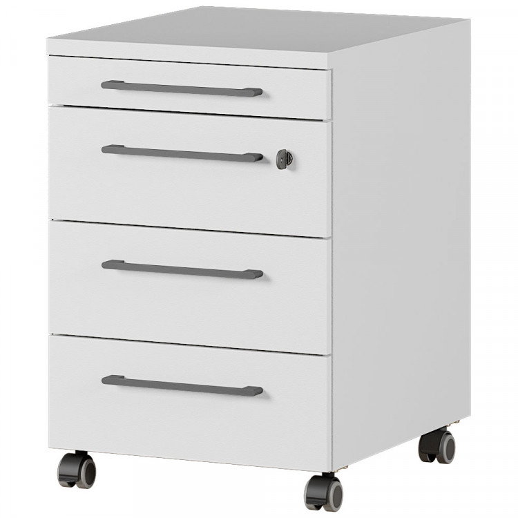 Caisson de bureau moderne gris Hacienda