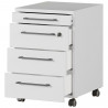 Caisson de bureau moderne gris Hacienda