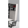 Armoire combinée de bureau moderne grise Hacienda