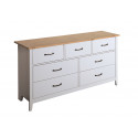 Commode style nature grise 143 cm Boreal