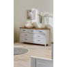 Commode style nature grise 143 cm Boreal