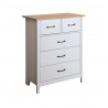 Commode style nature grise 77 cm Boreal