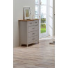 Commode style nature grise 77 cm Boreal