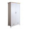 Armoire style nature grise 99 cm Boreal