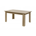 Table de salle à manger extensible moderne chêne/gris Benny