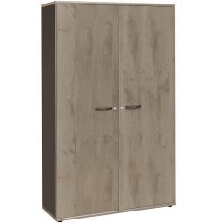 Armoire de bureau contemporaine coloris chêne Romain