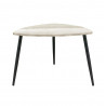 Tables gigognes style industriel chêne clair Brython