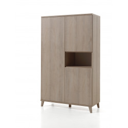 Armoire bébé contemporaine coloris chêne Cataline