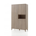 Armoire bébé contemporaine coloris chêne Cataline