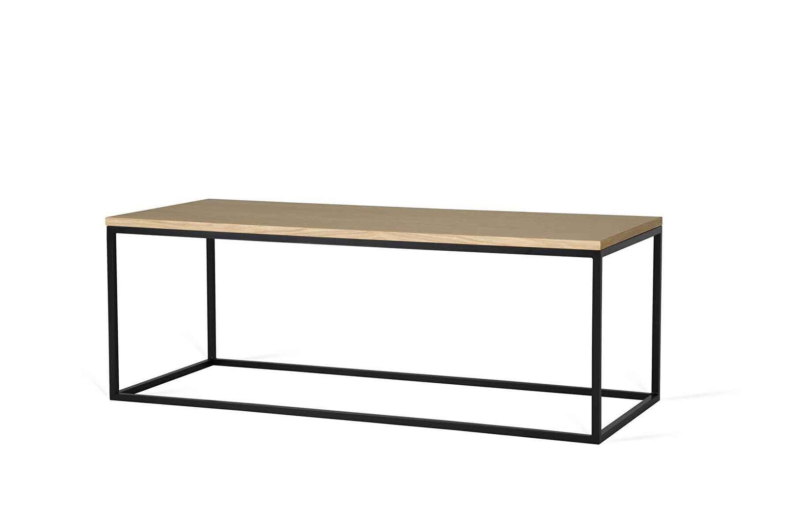 Table basse rectangulaire 110 cm industrielle Helisa