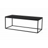 Table basse rectangulaire 110 cm industrielle Helisa