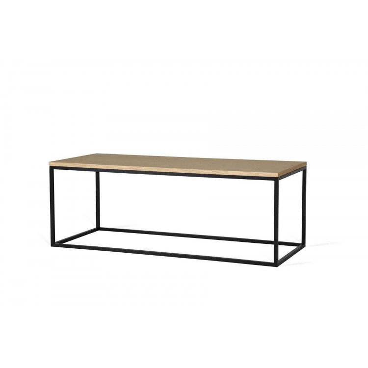 Table basse rectangulaire 120 cm industrielle Helisa