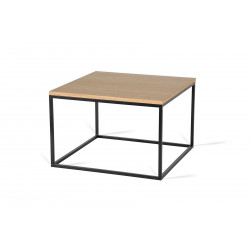 Table basse carrée industrielle 60 cm Helisa