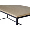 Table basse carrée industrielle 60 cm Helisa
