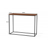 Console industrielle H 78 cm Helisa