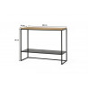 Console industrielle H 78 cm Helisa I