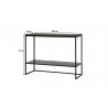 Console industrielle H 78 cm Helisa I