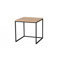 Table basse carrée industrielle 50 cm Helisa