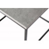 Table basse carrée industrielle 50 cm Helisa