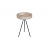 Table basse ronde industrielle H 59 cm Rondo