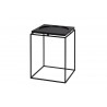 Table d'appoint industrielle carrée 40 cm Chicago