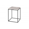 Table d'appoint industrielle carrée 40 cm Chicago