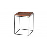 Table d'appoint industrielle carrée 40 cm Chicago