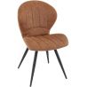 Chaise de restaurant contemporaine (lot de 2) piétement métal Ariel