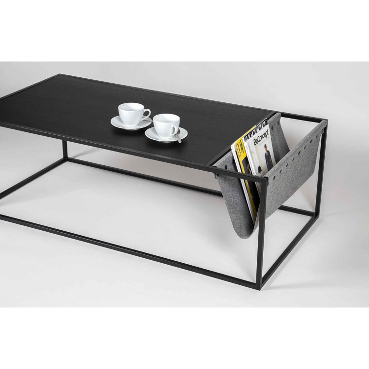 Table basse industrielle rectangulaire Vivien