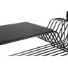 Table basse industrielle en métal noir mat Phenix