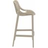 Tabouret de bar moderne (lot de 4) en PVC Charles