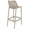 Tabouret de bar moderne (lot de 4) en PVC Charles