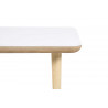 Table basse carrée sandinave Alix