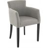 Fauteuil de restaurant moderne structure en hêtre et revêtement tissu Tony